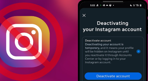 Deactivating Instagram Account